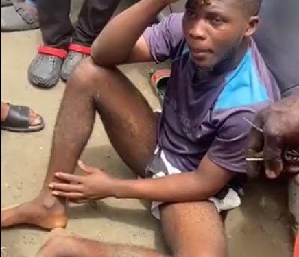 Young Man Arrested After Attempting To Buy A Car With Fake Alert In Lagos (Video)