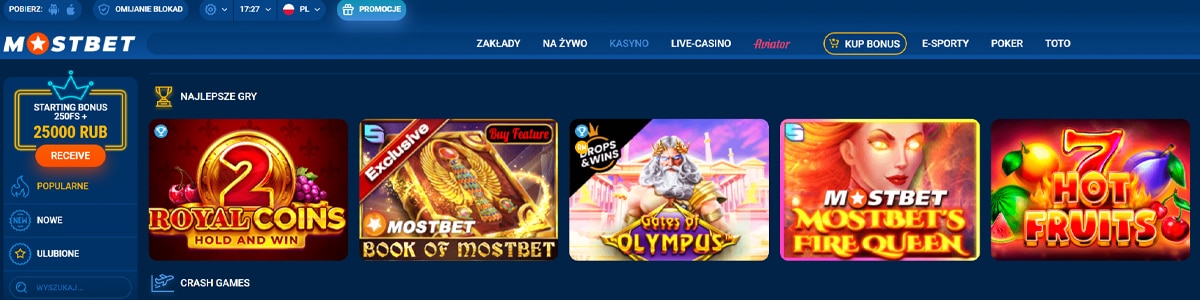 mostbet 100 free spins