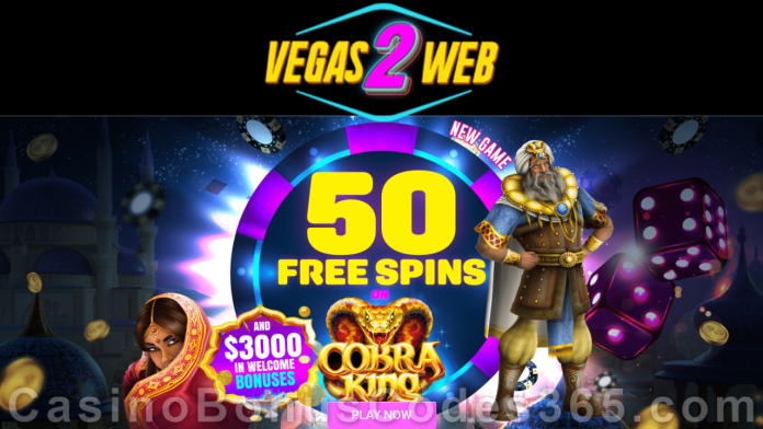 vegas2web-rival-cobraking-50freespins level up casino app download