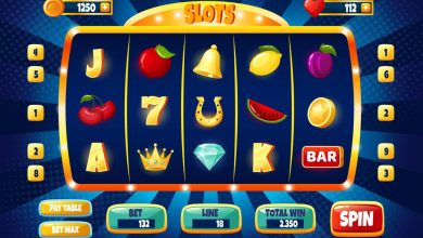 casino espacio máquina juego ui diseño, juego móvil aplicación concepto ...